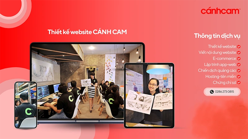 Công ty thiết kế website Cánh Cam
