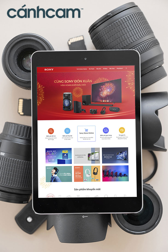 Sony Promotion thiết kế website tại Cánh Cam ảnh 3