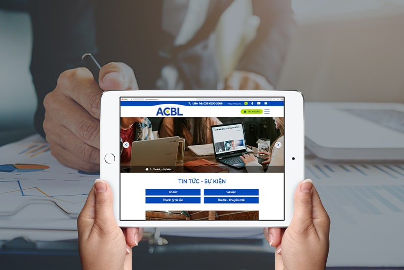 Website ACB Leasing thiết kế website tại Cánh Cam ảnh 3