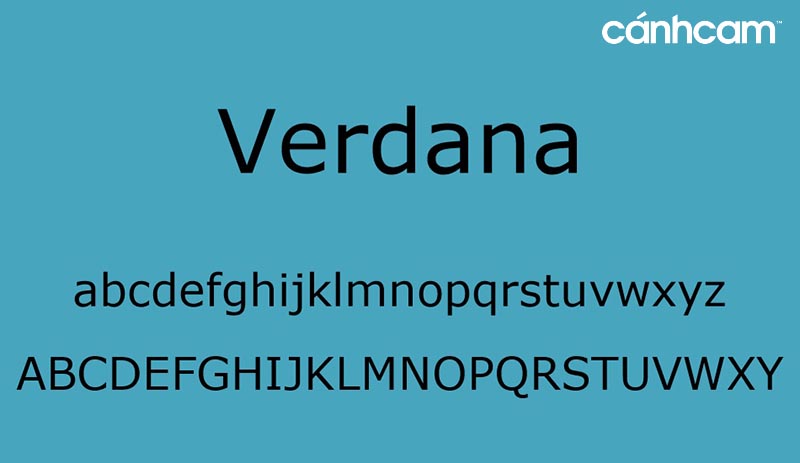 Bộ font Verdana