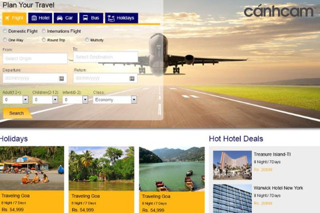 Thiết kế website bán vé máy bay chuyên nghiệp, thiết kế website book vé máy bay