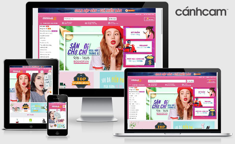 Thiết kế website tại Đồng Tháp chuẩn Seo, giá rẻ | Cánh Cam