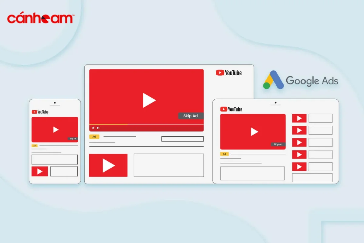 Youtube Ads hình thức quảng cáo Google Ads