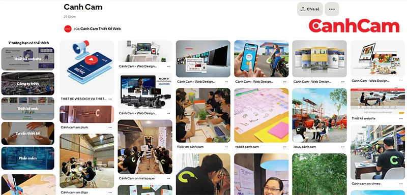 Hình ảnh thu nhỏ được sử dụng trên Pinterest