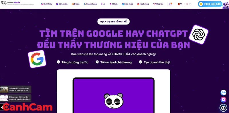 MONA Media công ty dịch vụ SEO tại phường Tân Sơn Nhất HCM