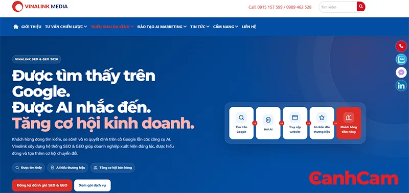 Vinalink công ty dịch vụ SEO tại Hà Nội