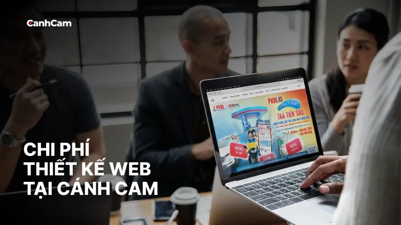 Chi phí dịch vụ thiết kế web tại Cánh Cam