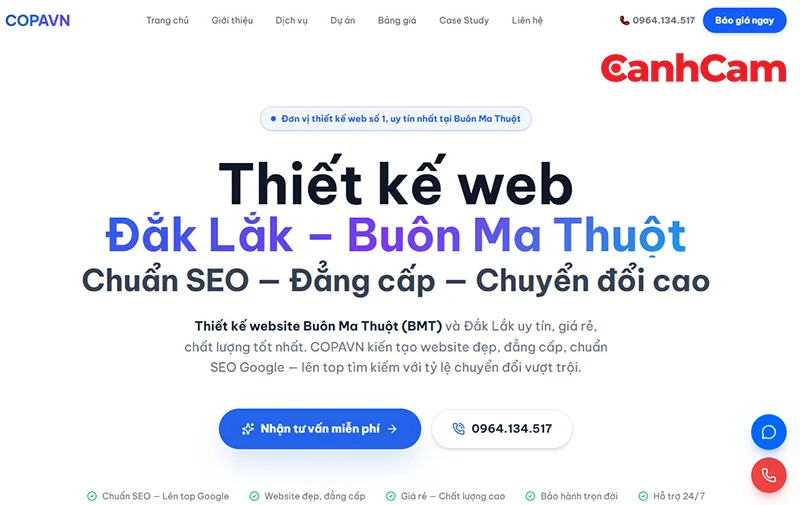 Copa Việt Nam thiết kế web Buôn Ma Thuột