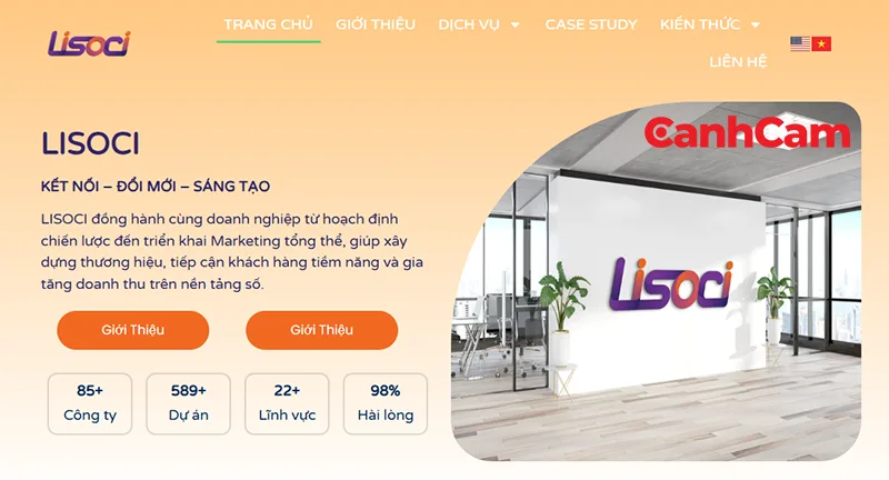 Lisoci dịch vụ thiết kế website tại Buôn Ma Thuột