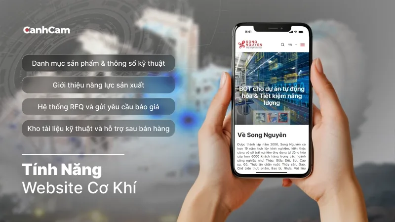 Thiết kế website cơ khí chuyên nghiệp cần có những gì