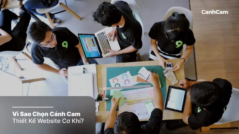 Vì sao nên chọn Cánh Cam thiết kế website cơ khí