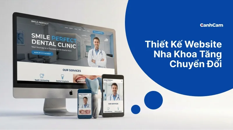 Thiết kế website nha khoa Thiết kế giao diện website nha khoa hướng đến chuyển đổi