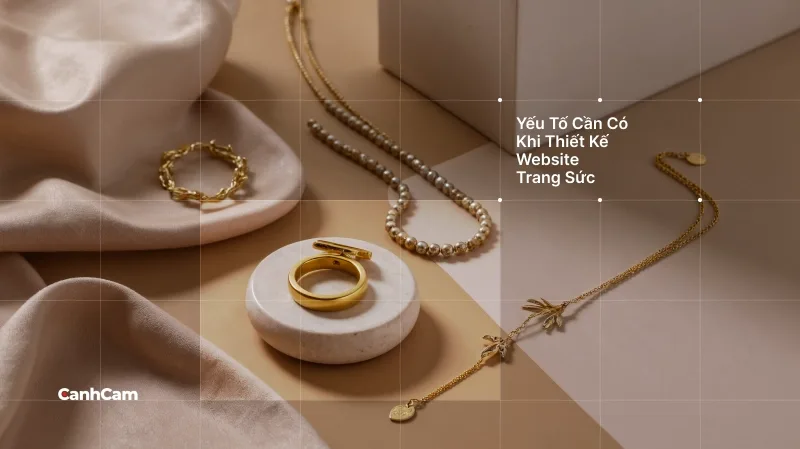 Những yếu tố cần có khi thiết kế website trang sức
