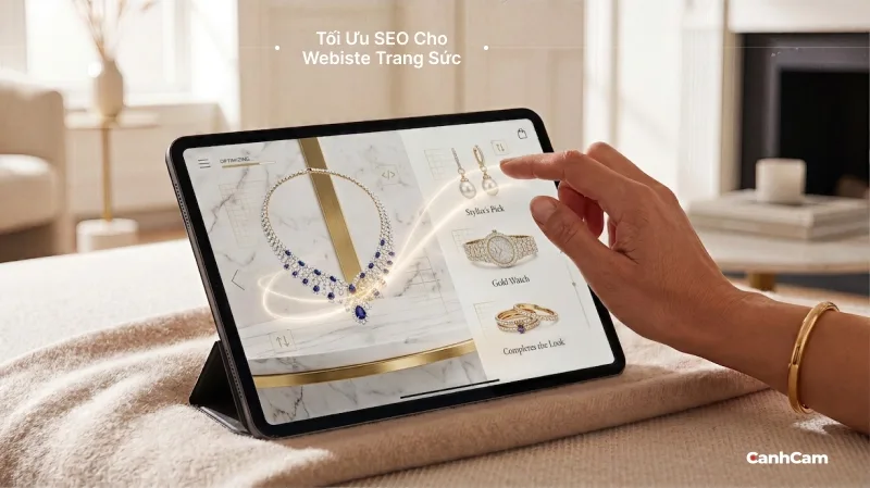 Tối ưu SEO khi thiết kế website trang sức