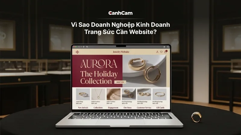 Vì sao doanh nghiệp kinh doanh trang sức vàng bạc đá quý cần thiết kế website chuyên nghiệp