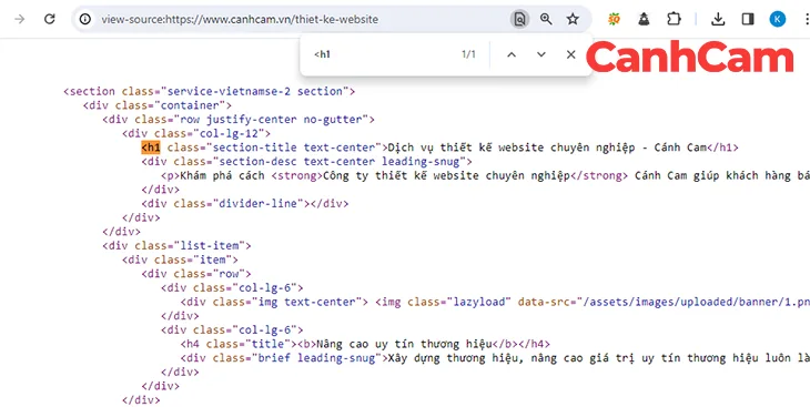 cài đặt Extensions của SEOQuake để xem các thẻ Heading của website
