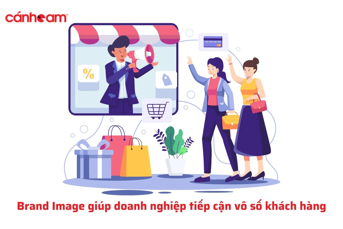 Brand Image giúp doanh nghiệp tiếp cận vô số khách hàng tiềm năng