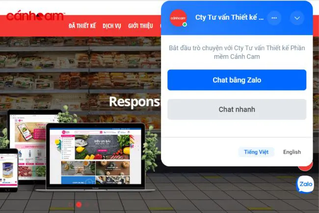 CTA liên hệ giúp doanh nghiệp đưa người dùng đến các phương thức liên lạc hiện có