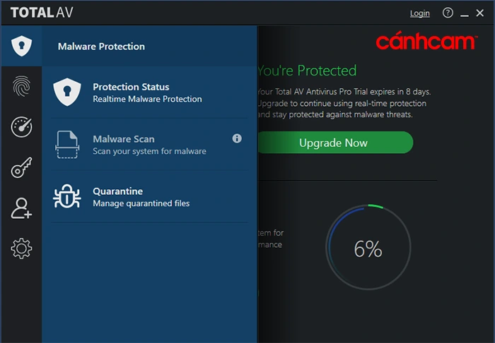 TotalAV Antivirus Free Phầm mềm diệt virus miễn phí toàn diện