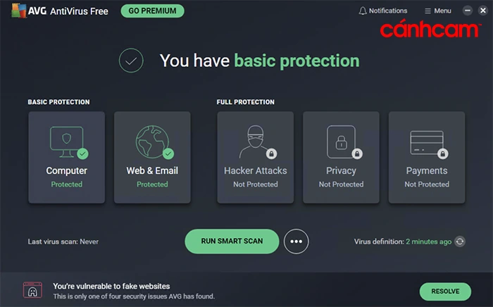 AVG AntiVirus Free phần mềm diệt virus tốt nhất cho nhiều thiết bị