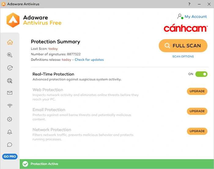 Ad-Aware Free Antivirus phần mềm diệt mã độc giúp an toàn khi lướt web