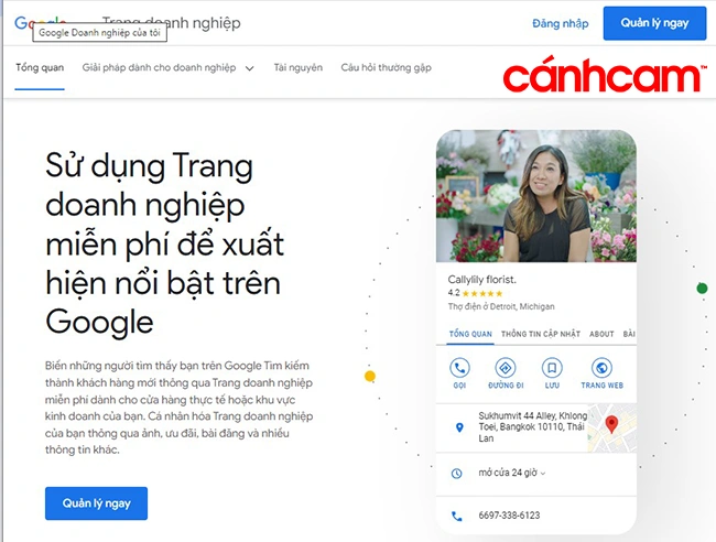 Quá trình đăng ký google doanh nghiệp, doanh nghiệp của tôi, google my business, my business