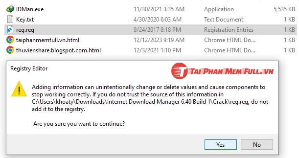 Hướng dẫn cài đặt Internet Download Manager bước 4 crack