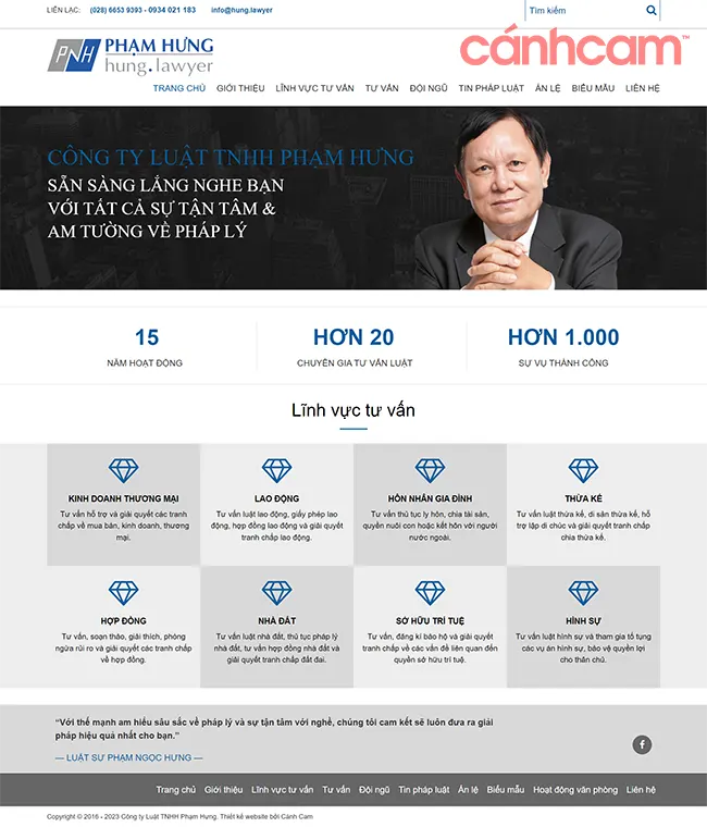 thiết kế website công ty luật, thiết kế trang web công ty luật, thiết kế website tư vấn luật, thiết kế website cho công ty luật