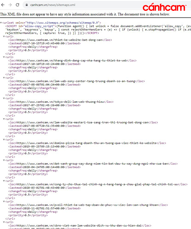 đưa website lên google, sitemap cho website, sitemap là gì, cách tạo sitemap