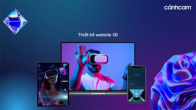 thiết kế website 3d, thiết kế trang web 3d, làm website 3d, tạo website 3d