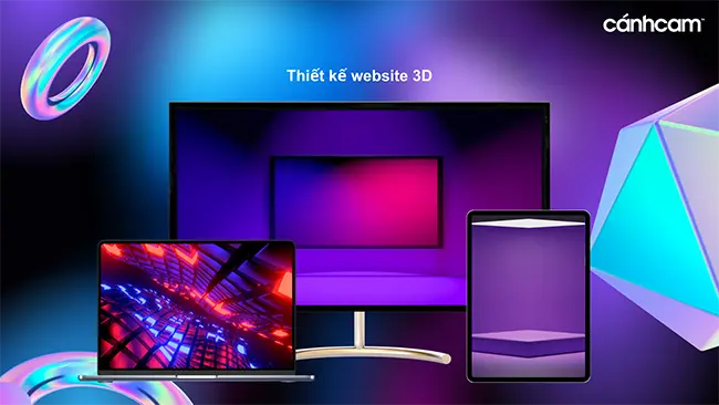 thiết kế website 3d, thiết kế trang web 3d, làm website 3d, tạo website 3d