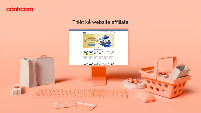 Thiết kế website affiliate, thiết kế website kiếm tiền, thiết kế website tiếp thị liên kết