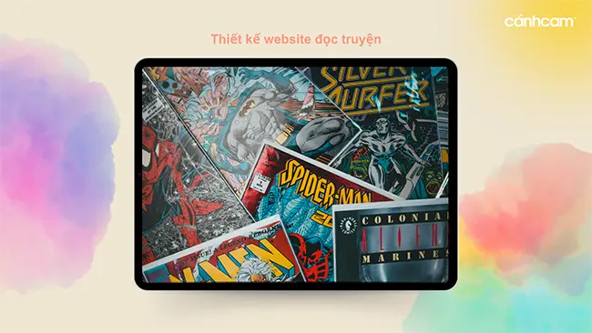 thiết kế website đọc truyện, thiết kế trang web đọc truyện, thiết kế website truyện tranh, làm web truyện tranh