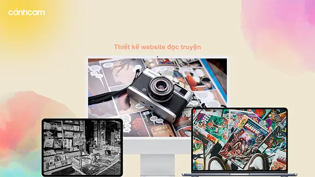 thiết kế website đọc truyện, thiết kế trang web đọc truyện, thiết kế website truyện tranh, làm web truyện tranh