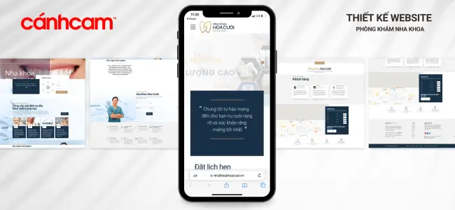 thiết kế website nha khoa, thiết kế trang web nha khoa, tạo trang web phòng khám răng miệng, làm web nha khoa răng sứ, thiet ke web phong kham nha