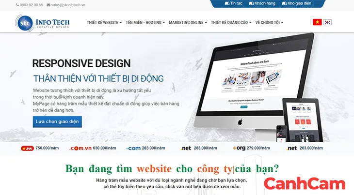  STC Infotech công ty thiết kế web tại Hải Dương