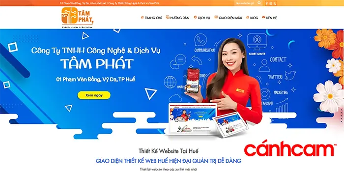 Tâm Phát đơn vị thiết kế website tại Huế