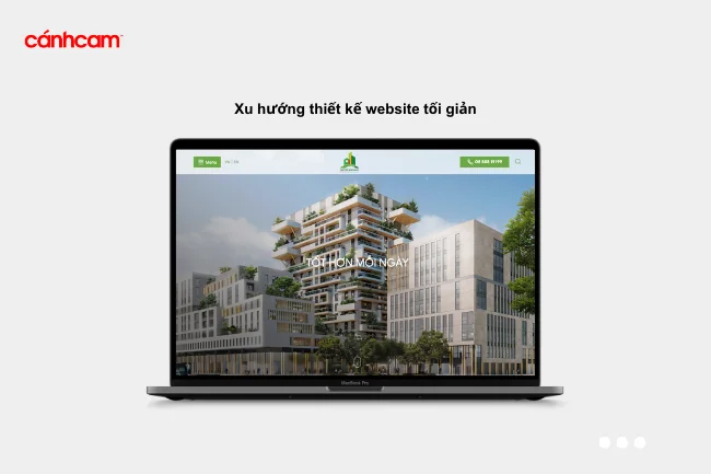 Xu hướng thiết kế website tối giản