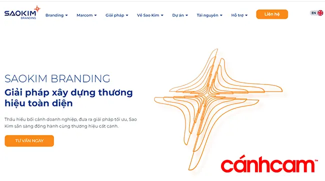 Sao Kim Branding dịch vụ thiết kế trang web thương hiệu tại Hà Nội