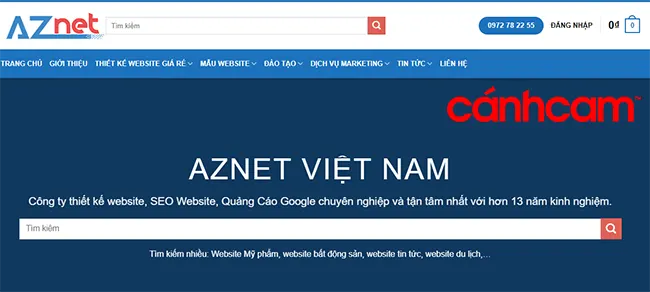 AZnet Việt Nam công ty thiết kế web giá rẻ tại Hà Nội