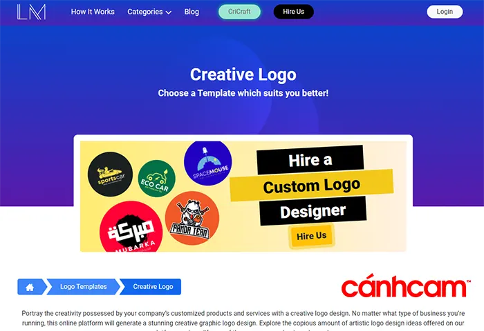 LogoMaker.Net công cụ tạo logo miễn phí