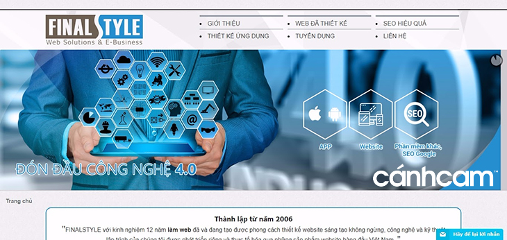 Công ty thiết kế web với hơn 15 năm kinh nghiệm FinalStyle