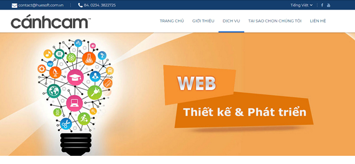 Công ty thiết kế, phát triển web HUESOFT