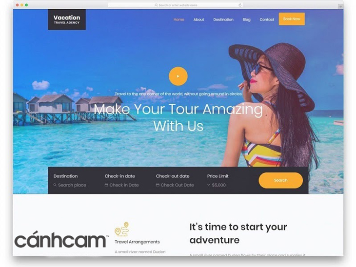 Thiết kế website du lịch cần quan tâm đến điều gì?