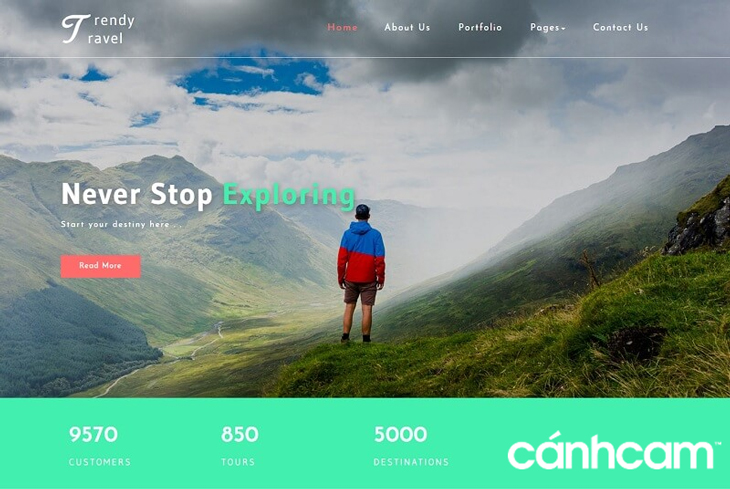 trải nghiệm tực tế ảo vào thiết kế website du lịch chuyên nghiệp