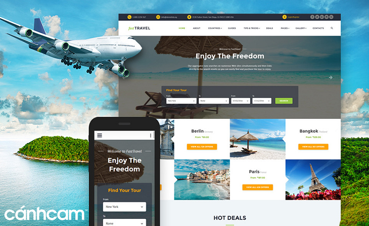 thiết kế website du lịch cần tương thích mọi thiết bị và trình duyệt
