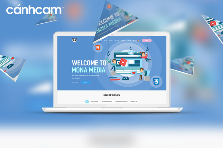 Mon Media cung cấp dịch vụ thiết kế web từ A - Z