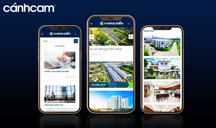 Thiết kế website ngành xây dựng với chuẩn responsive tương thích với mọi thiết bị