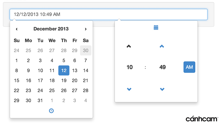 Date and Time Widget phục vụ việc hiển thị ngày giờ