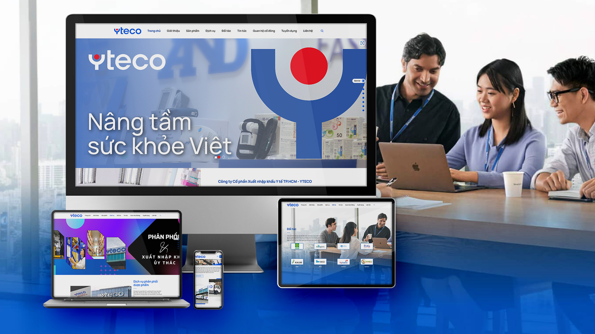 top mẫu website y tế đẹp website Yteco